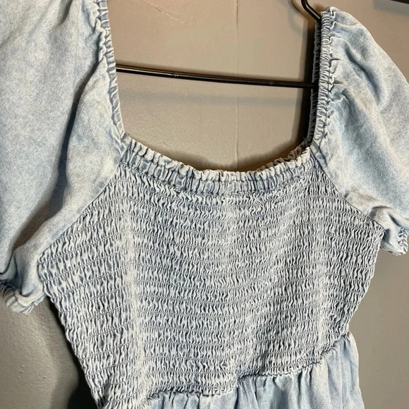 American eagle denim smock dress size small - Picture 2 of 6
